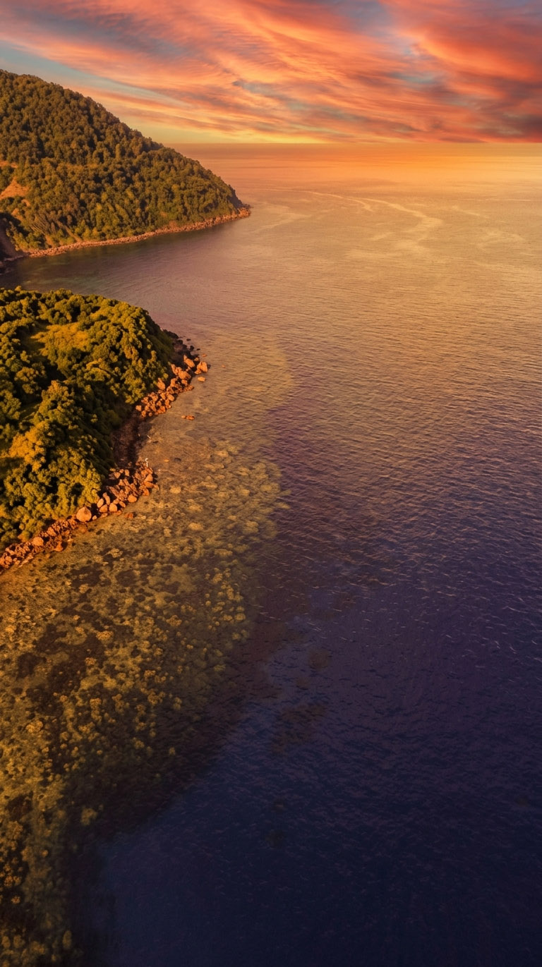 Sunset at Vallone Bay